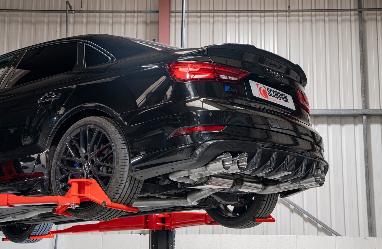 Scorpion SAU097 Audi S3 8V Resonated Cat/Gpf-Back System Without Valves | ML Performance US US