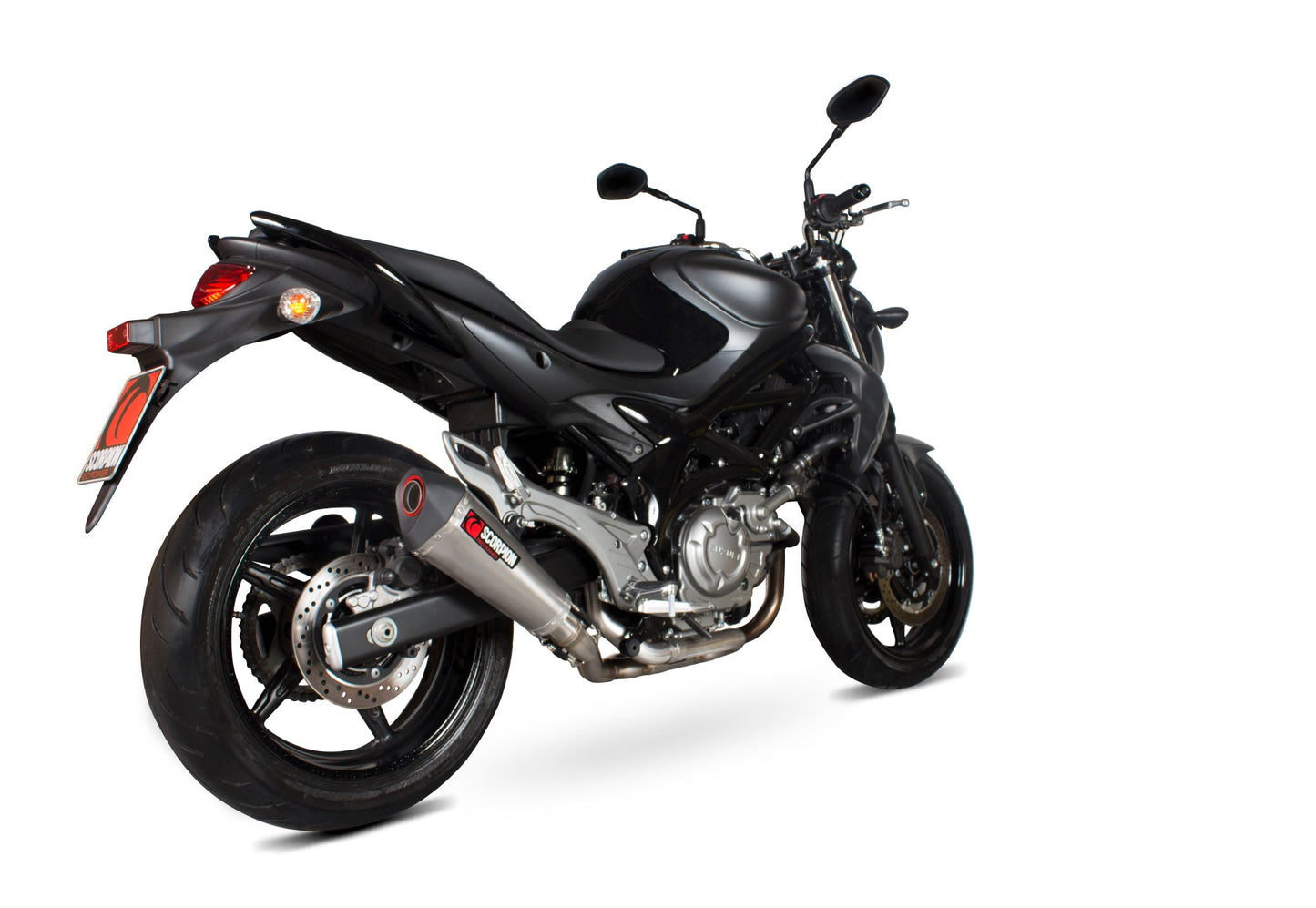 Scorpion RSI105SYSSEO Suzuki Gladius 650 Serket Taper Full System - Brushed Stainless Steel Sleeve | ML Performance US US