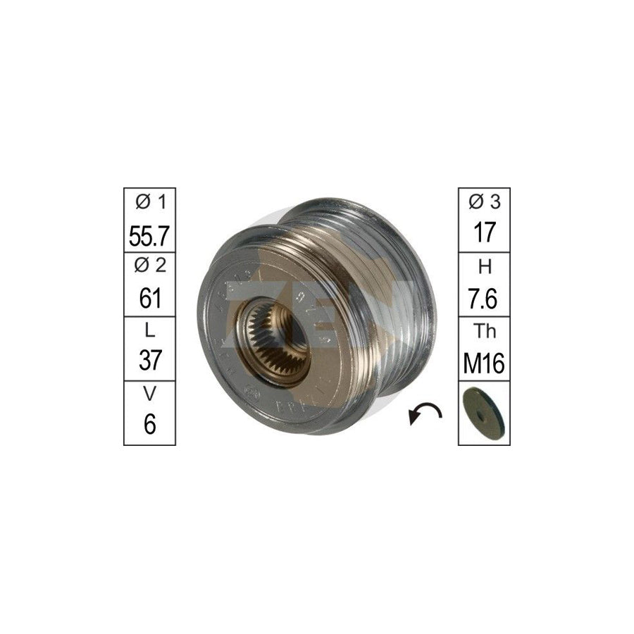 Era ZN5426 Alternator Freewheel Clutch