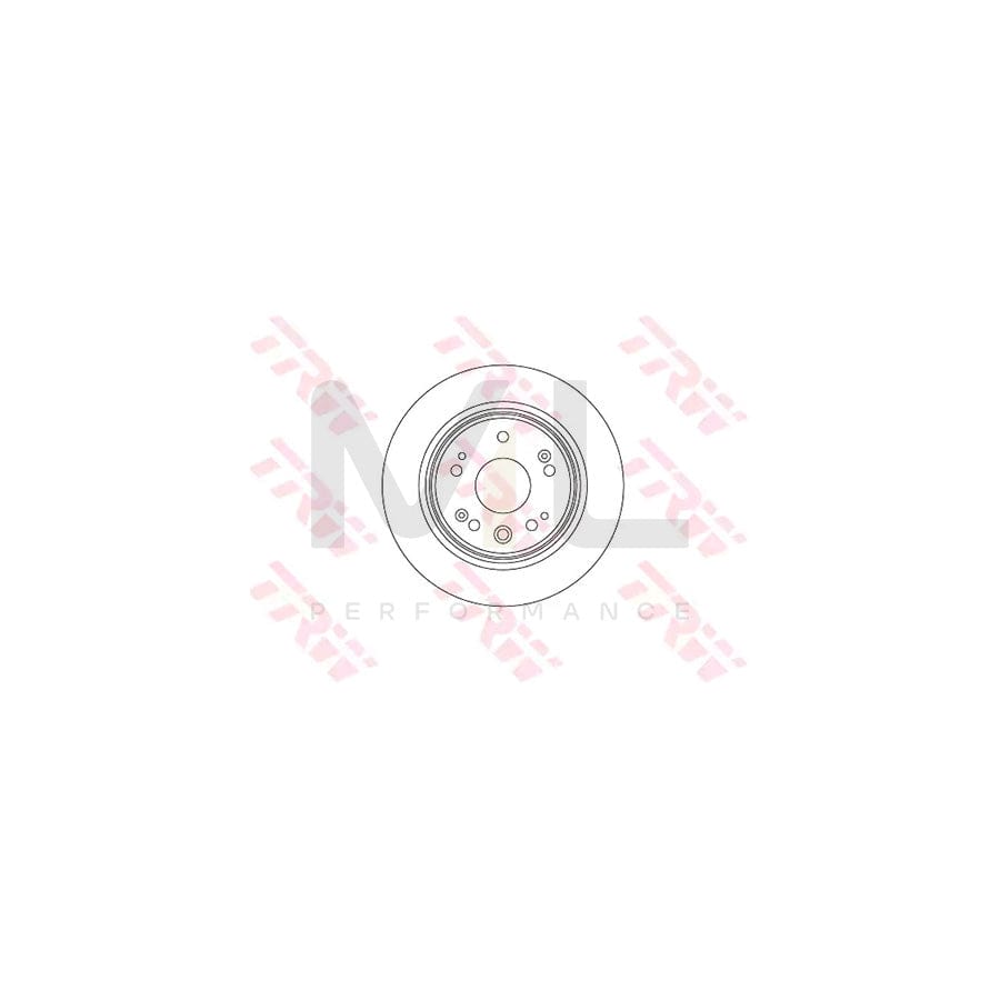 TRW DF8083 Brake Disc Solid, Painted | ML Performance Car Parts