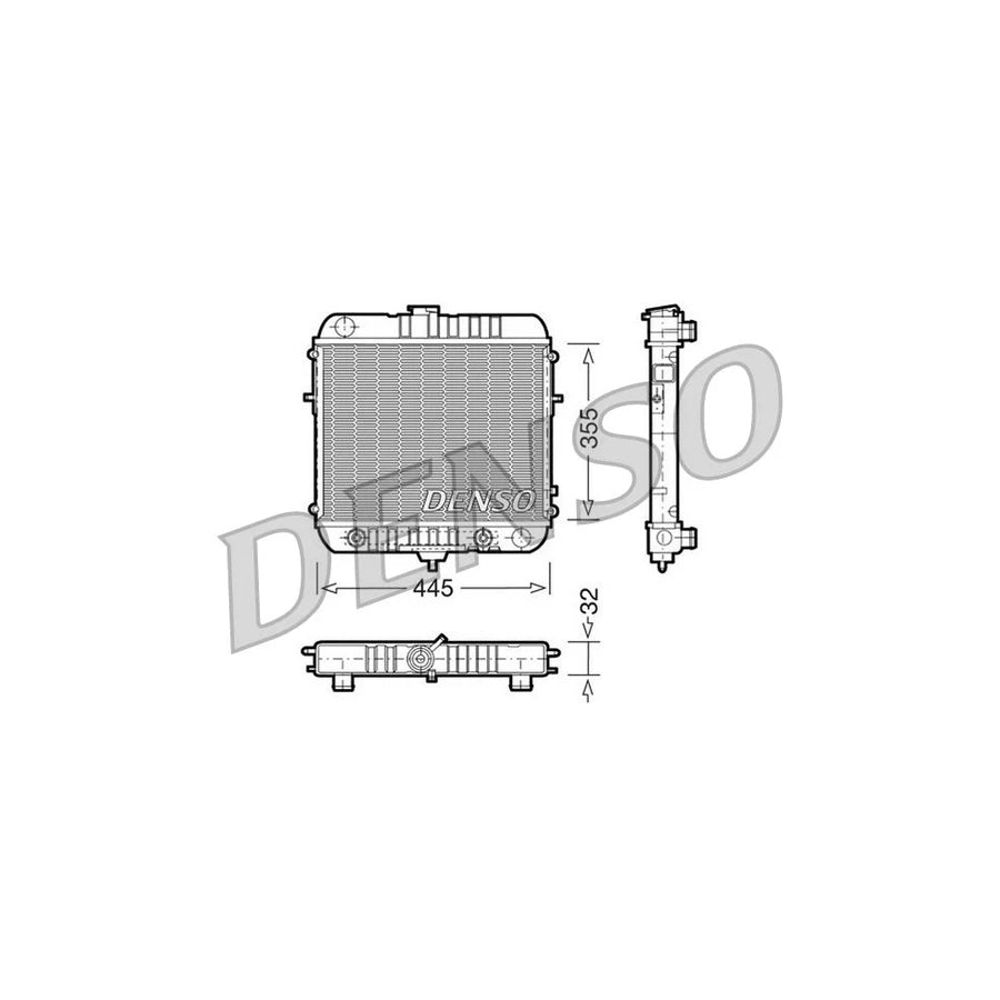 DENSO DRM20073 Engine Radiator
