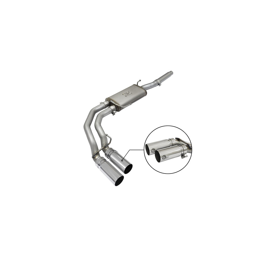 aFe 49-43079-P Cat-Back Exhaust System Ford F-150 04-08 V8-4.6/5.4L | ML Performance US Car Parts
