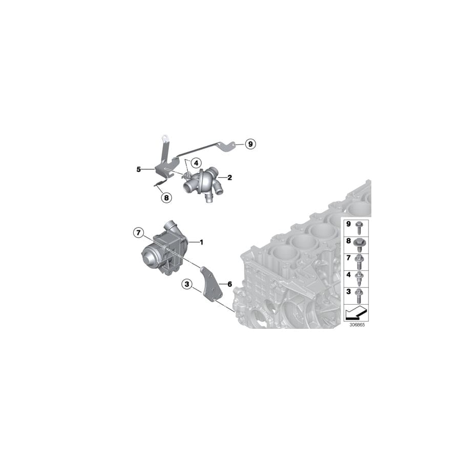 Genuine BMW 11537605058 F13 F12 Holder (Inc. 640i & 640iX) | ML Performance UK Car Parts