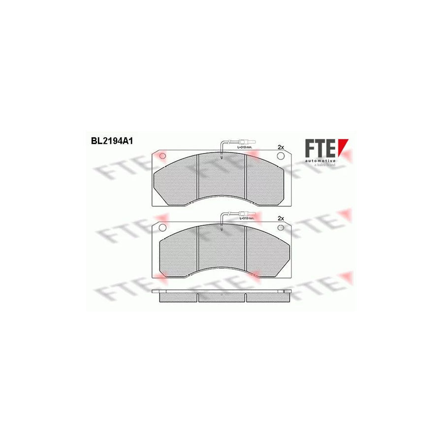 FTE Bl2194A1 Brake Pad Set