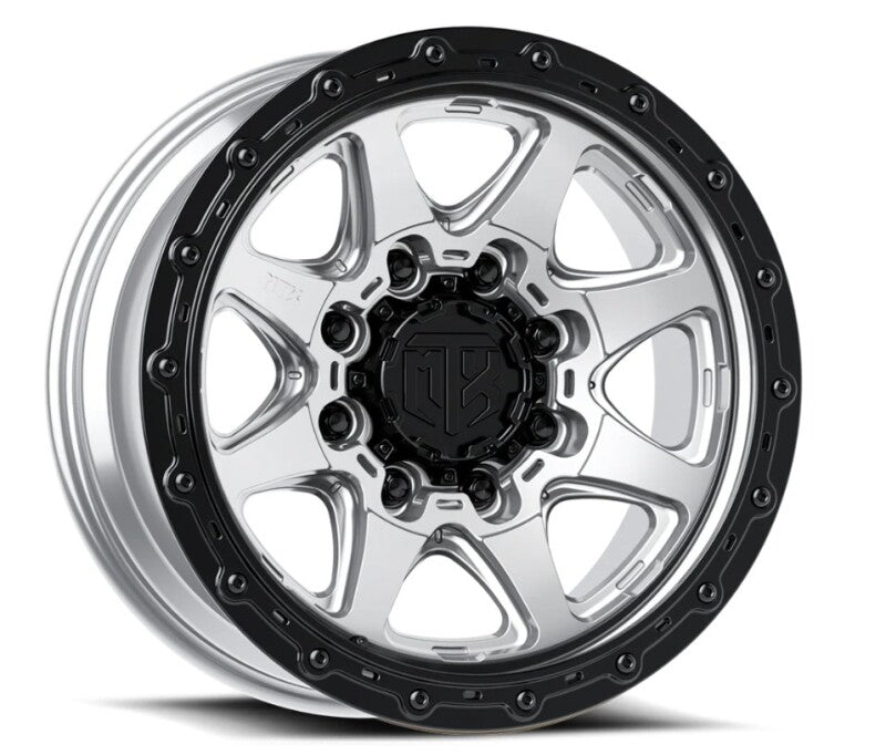 MTX Wheels MTX Spitfire 8 Machined w/Black Ring 18x9in / 8x180 BP / 0mm Offset / 125.2mm Bore