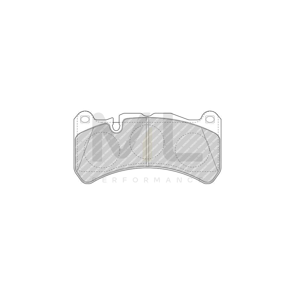 Ferodo Fdb5021 Brake Pad Set Not Prepared For Wear Indicator, Without Accessories | ML Performance Car Parts