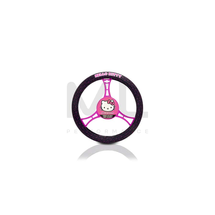 HELLO KITTY KIT3019 Steering wheel cover 360mm, 380mm, Light pink, Polyester