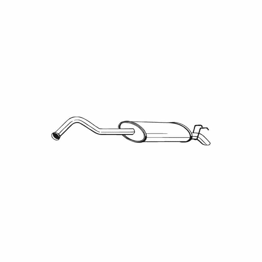 Bosal 278-341 Rear Silencer for Renault 21 Hatchback