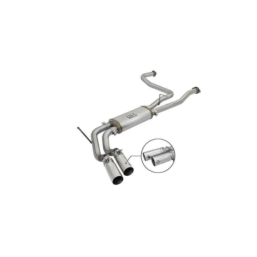 aFe 49-46126-P Cat-Back Exhaust System Nissan Titan 17-21 V8-5.6L | ML Performance US Car Parts