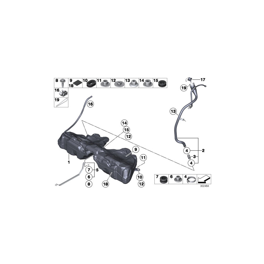 Genuine BMW 16117210792 F12 F13 Plastic Filler Pipe (Inc. 650i, 650iX & 650iX 4.4) | ML Performance US