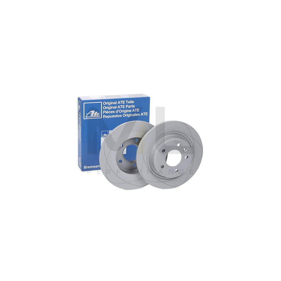 ATE PowerDisc 24.0312-0189.1 Brake Disc Solid, Coated, with bolts/screws - 1 piece
