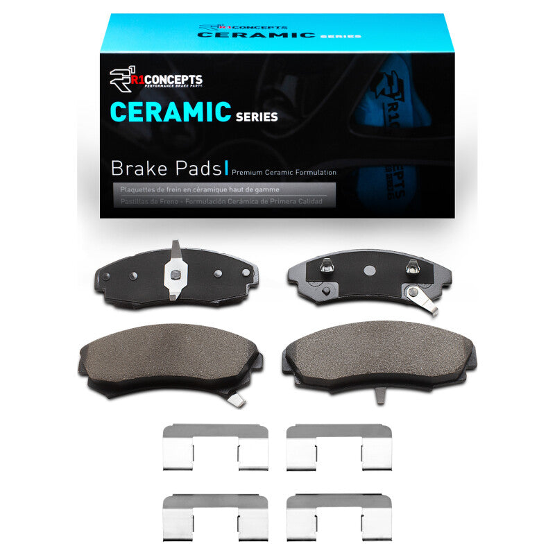 R1 Concepts R1 1986-1992 Buick Reatta Front R1 Ceramic Pads & Hardware Kit