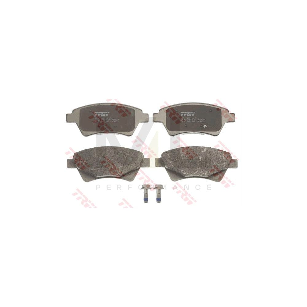 TRW Cotec Gdb1597 Brake Pad Set Not Prepared For Wear Indicator, With Brake Caliper Screws, With Accessories | ML Performance Car Parts