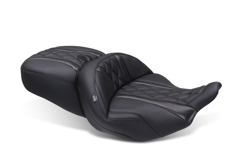 Mustang Motorcycle Mustang 23-25 Harley CVO Road Glide (ST) Super Touring Standard Reach One-Piece, 2 UP Black