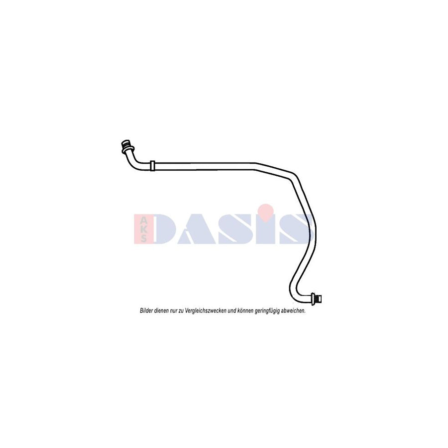 AKS Dasis 885828N High- / Low Pressure Line, Air Conditioning