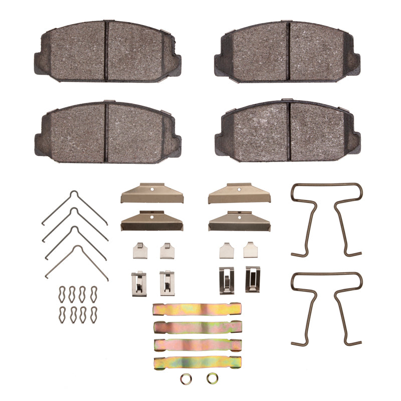 R1 Concepts R1 1970-1979 Toyota Corolla (US/Canada) Front R1 Semi Met Pads & Hardware Kit