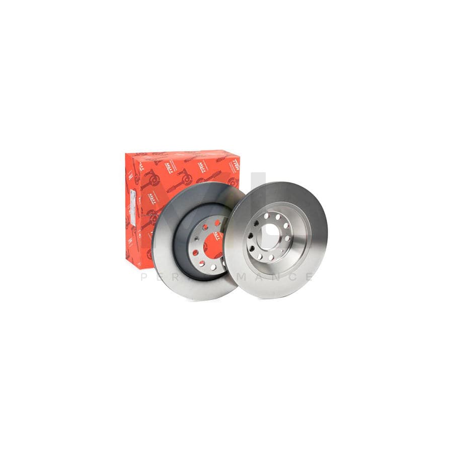 TRW DF4434 Brake Disc for AUDI A6 Solid, Painted | ML Performance Car Parts