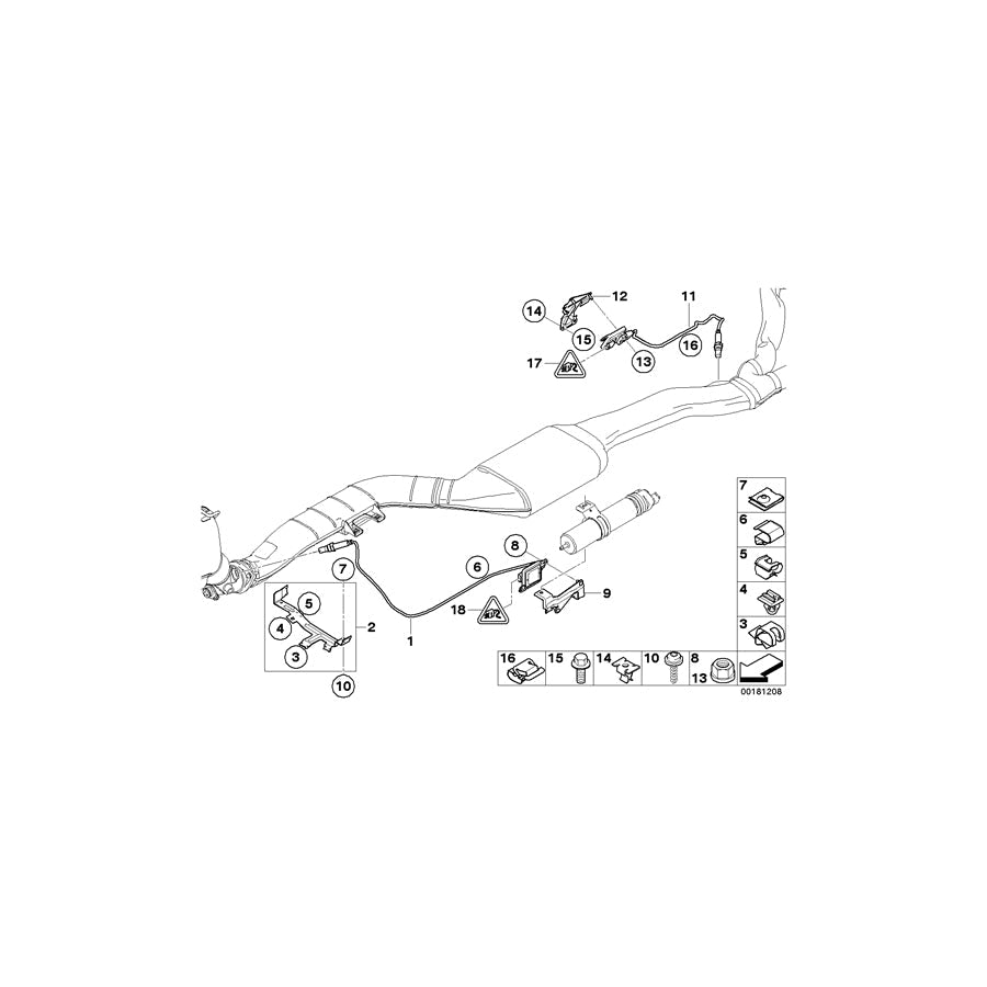 Genuine BMW 07147134265 F01 F07 Sheet Metal Nut, Self-Locking (Inc. M340iX, M340i & X3 30iX) | ML Performance US Car Parts