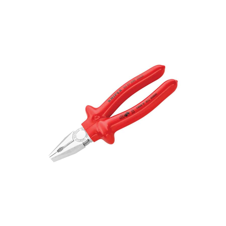 Knipex KPX0307200 VDE Combination Pliers Dipped Handles 200mm