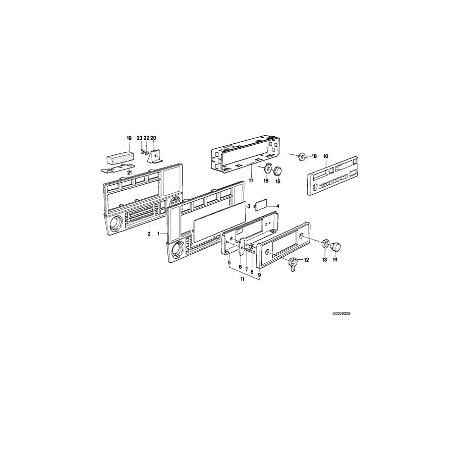 Genuine BMW 65111370841 E30 Support (Inc. 316i) | ML Performance US Car Parts