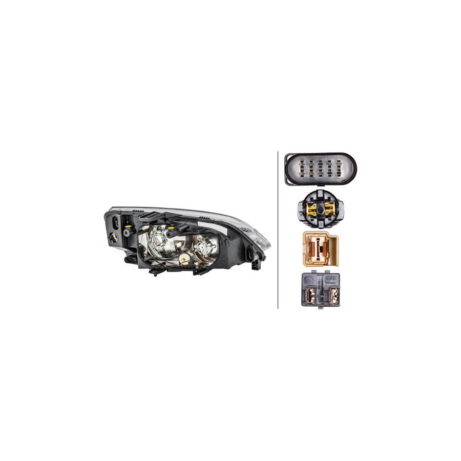 Hella 1LE 270 600-191 Headlight For Ford Focus C-Max (DM2)