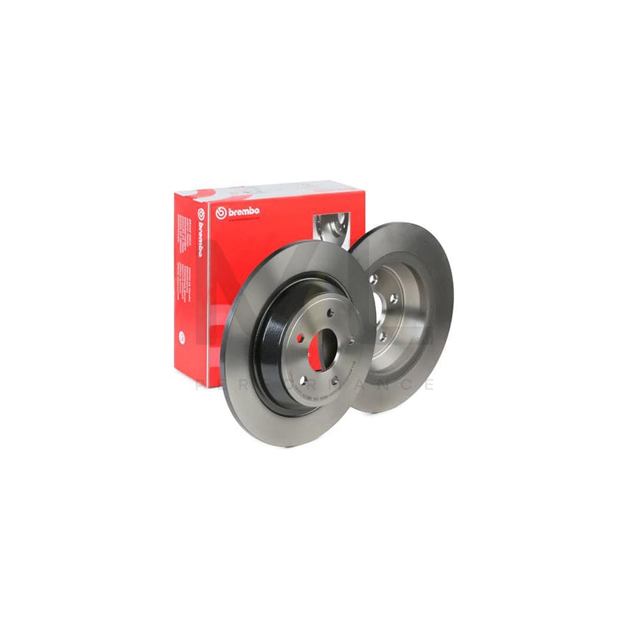 BREMBO COATED DISC LINE 08.N257.21 Brake Disc for FORD MONDEO Solid, Coated | ML Performance Car Parts