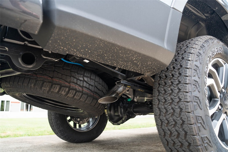 CORSA Performance Corsa 2024-2025 Ford Ranger 3IN Cat-Back Exhaust After Axle Exhaust Dump for Off-Road Use