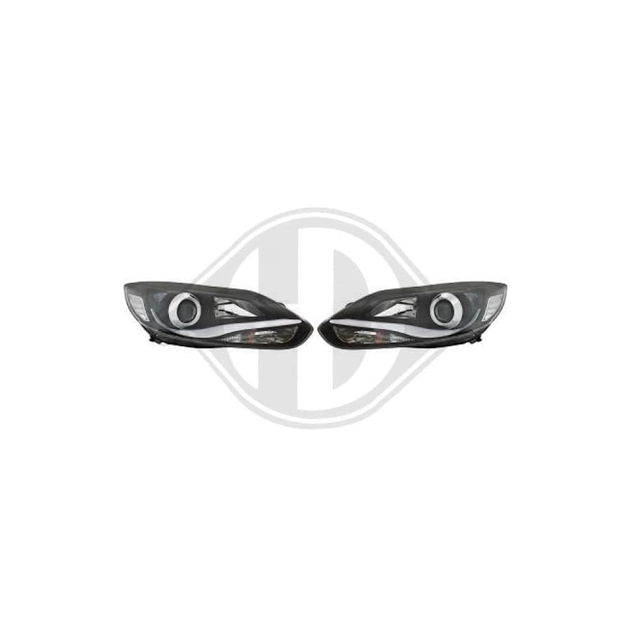 Diederichs Hd Tuning 1418685 Headlight Set For Ford Focus