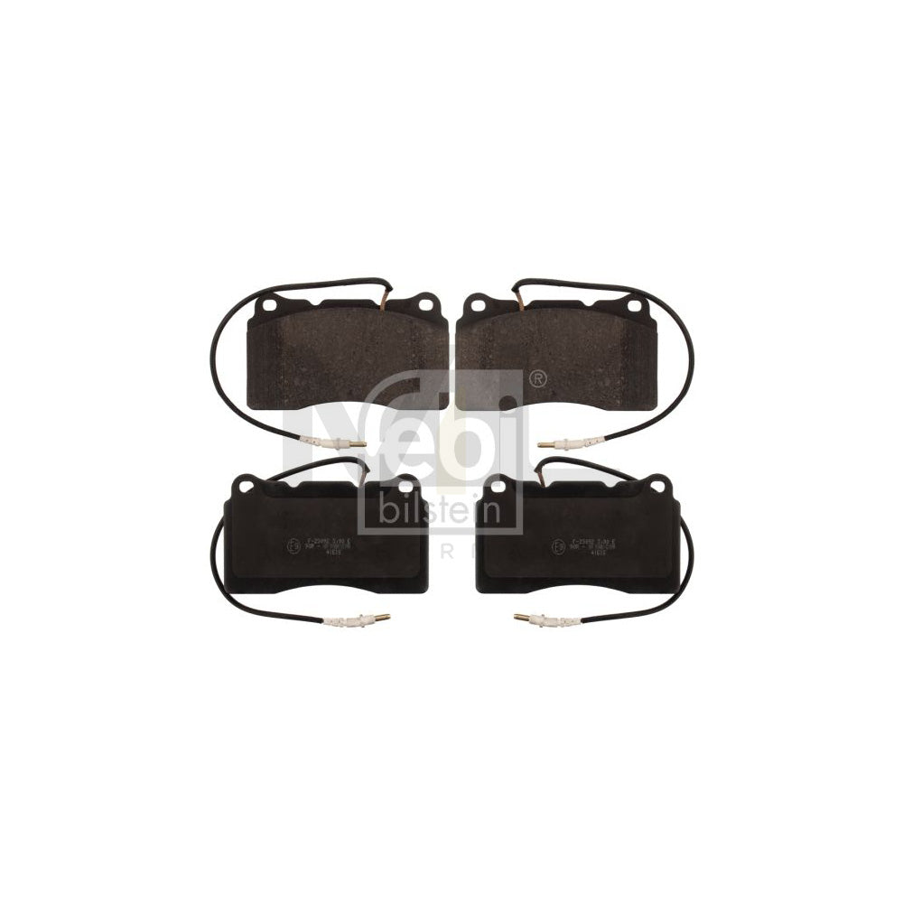 Febi Bilstein 116167 Brake Pad Set Front Axle, Incl. Wear Warning Contact