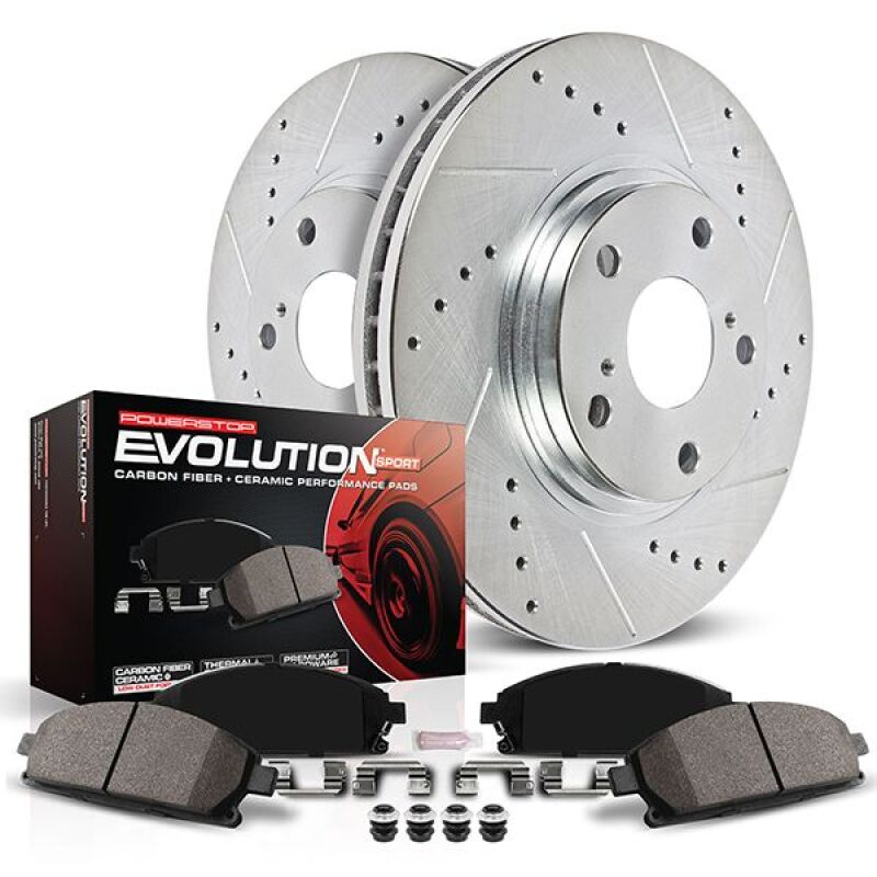 PowerStop Power Stop 21-23 Ford Mustang Front Z23 Evolution Brake Kit