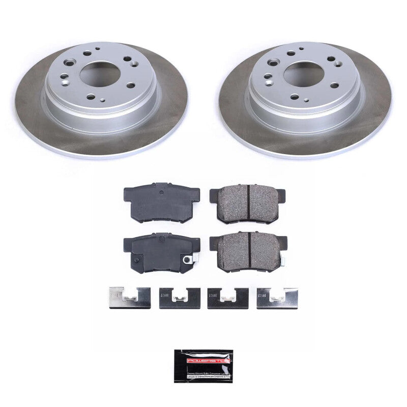 PowerStop Power Stop 99-03 Acura TL Rear Semi-Coated Rotor Kit