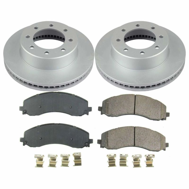 PowerStop Power Stop 19-22 Ram 3500 Front Z17 Coated Brake Kit