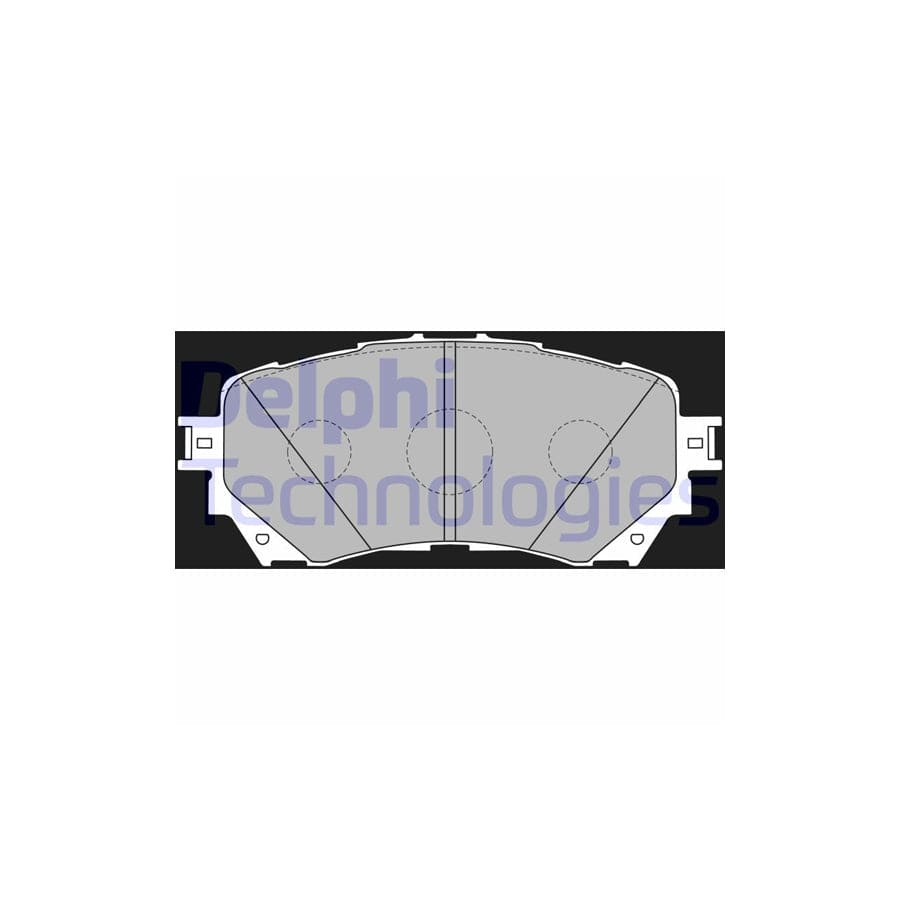Delphi Lp2487 Brake Pad Set For Mazda 6