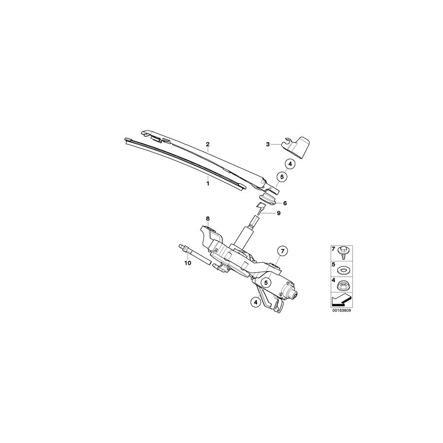 Genuine BMW Mini 07147151867 R56 Hex Bolt With Washer M6X20 (Inc. X1 28i) | ML Performance US Car Parts