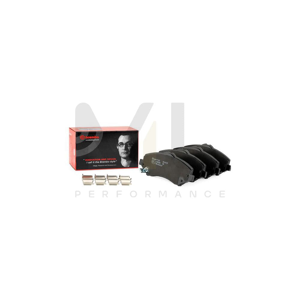 Brembo P 11 025 Brake Pad Set With Acoustic Wear Warning | ML Performance Car Parts