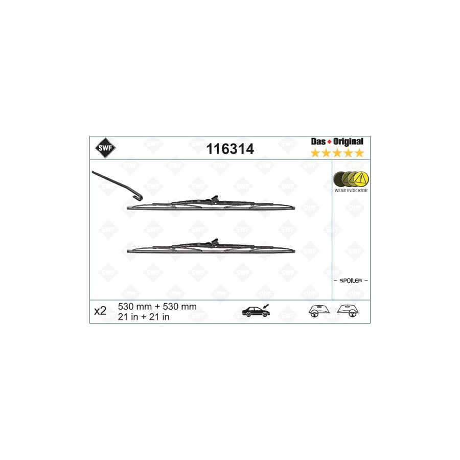 Swf Original 116314 Wiper Blade | ML Performance US Car Parts