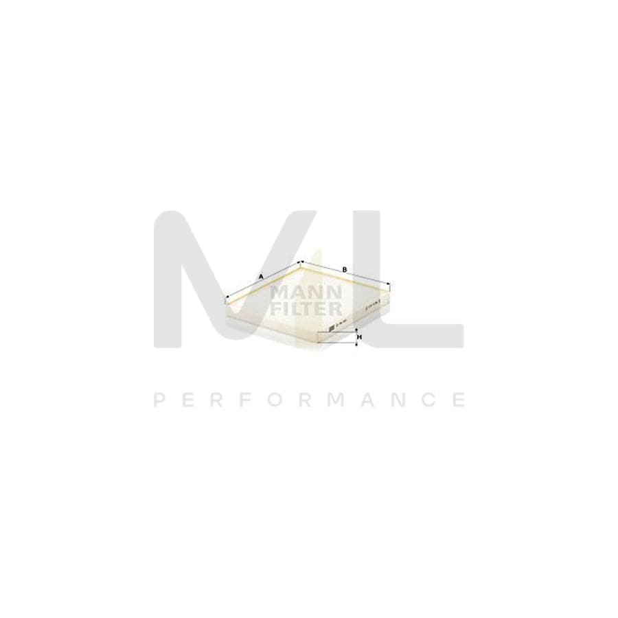 MANN-FILTER CU 24 001 Pollen filter for SUZUKI Kizashi (FR) Particulate Filter