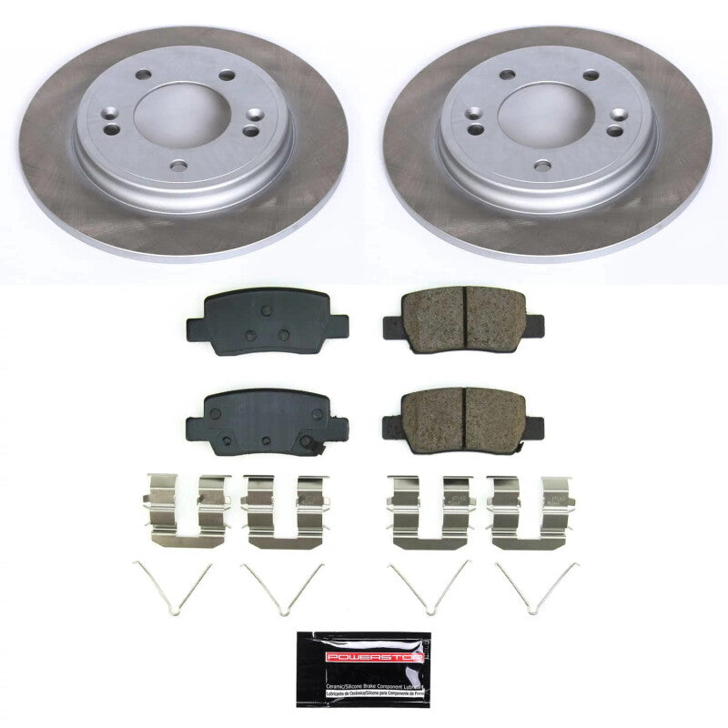 PowerStop Power Stop 21-23 Hyundai Elantra Rear Semi-Coated Rotor Kit