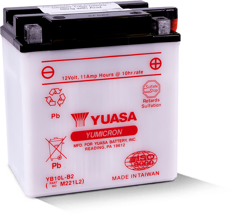 Yuasa Battery Yuasa YB10L-B2 Yumicron 12-Volt Battery