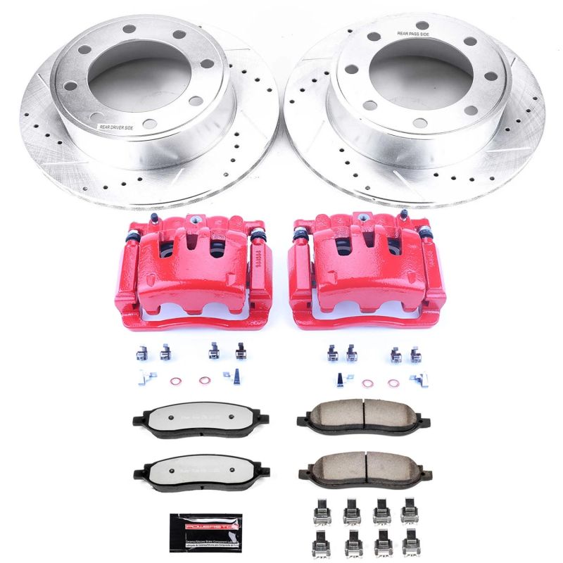 PowerStop Power Stop 05-07 Ford F-350 Super Duty Rear Z36 Truck&Tow Kit w/Cals