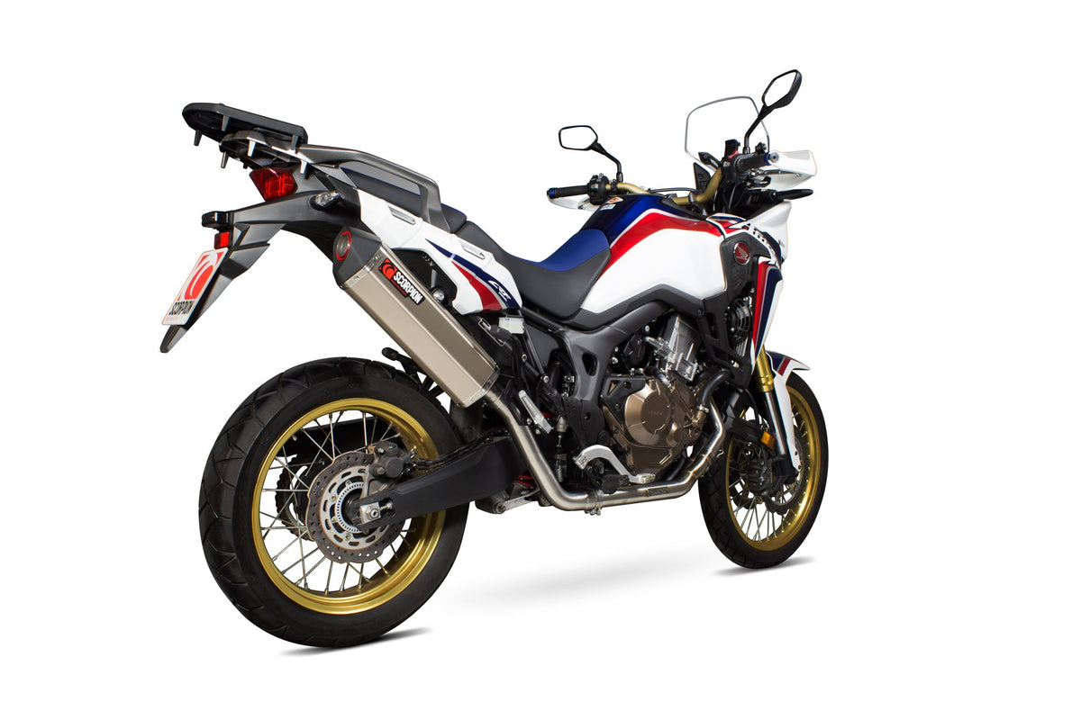 Scorpion RHA173SYSTEO Honda CRF1000 L Serket Parallel Full System - Titanium Sleeve | ML Performance US US
