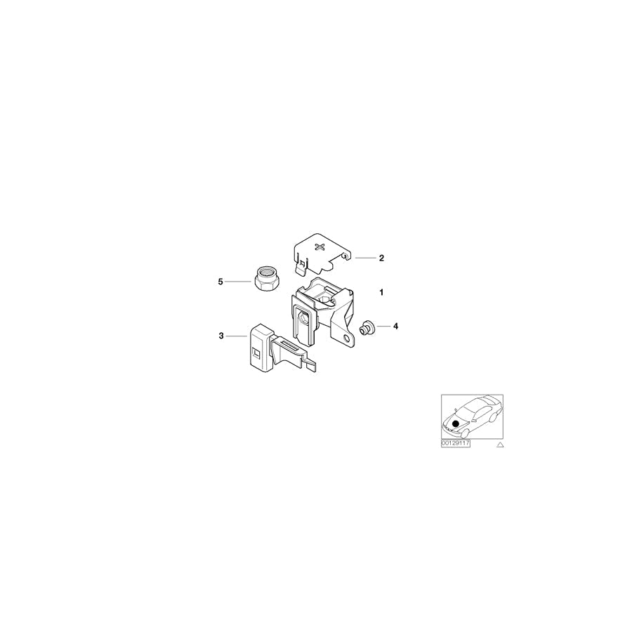Genuine BMW 61138385157 E46 E83 Base B+ 2 POL. (Inc. 320td, 316i & 318Ci) | ML Performance US Car Parts