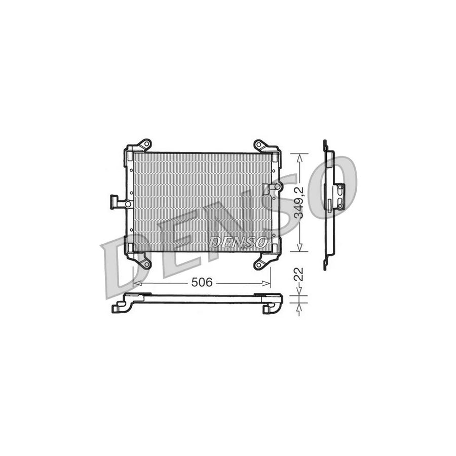 DENSO DCN09050 Air Conditioning Condenser