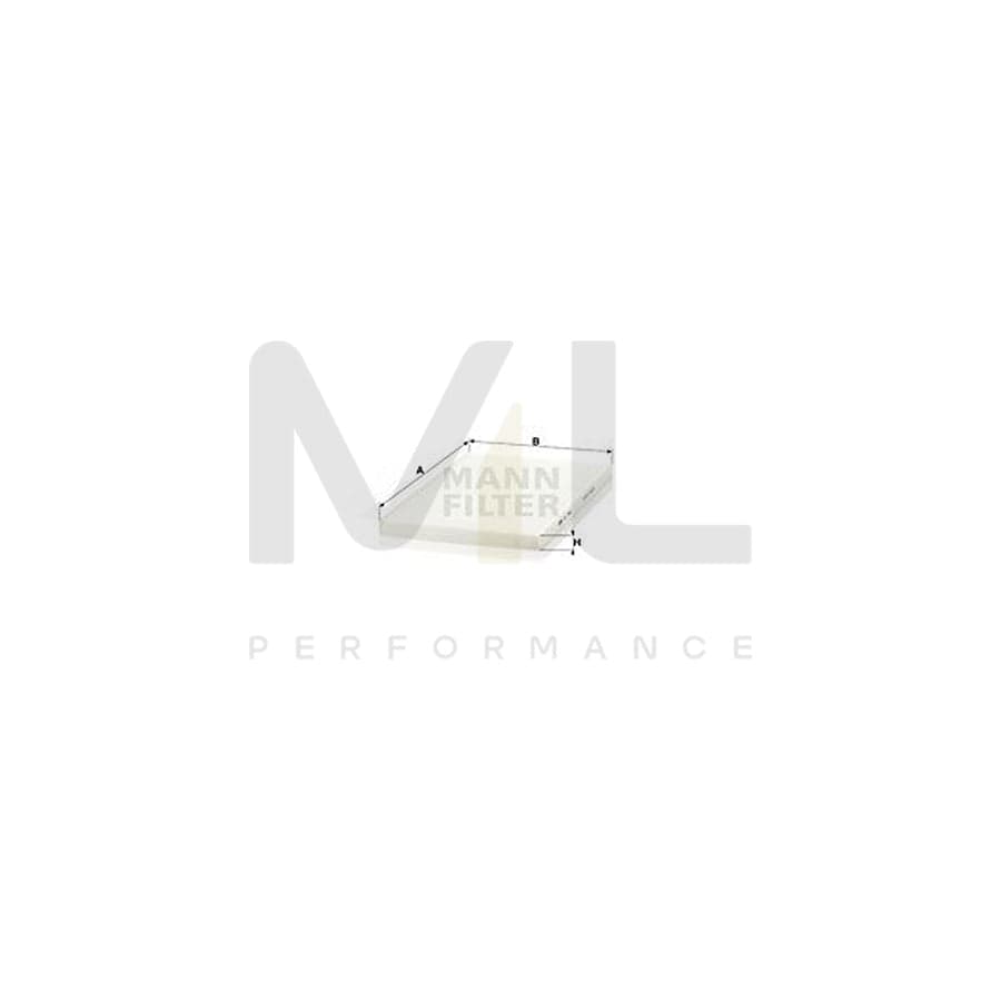 MANN-FILTER CU 3562 Pollen filter for AUDI A6 Particulate Filter