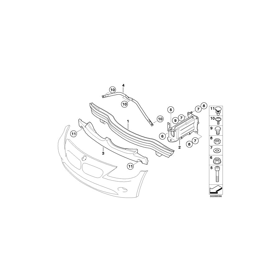 Genuine BMW 07147202369 E85 E86 Fillister-Head Screw ISA M10X150 (Inc. Z4 2.0i) | ML Performance US Car Parts