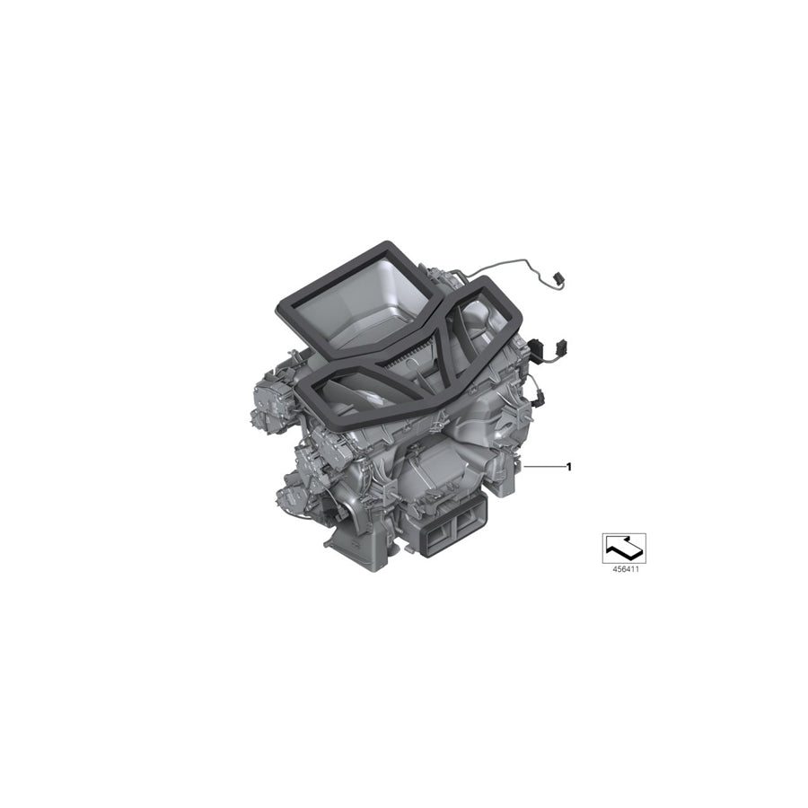 Genuine BMW 64119361727 G14 G15 F92 Distribution Housing A/C Unit (Inc. M850iX, 840i & 840iX) | ML Performance US