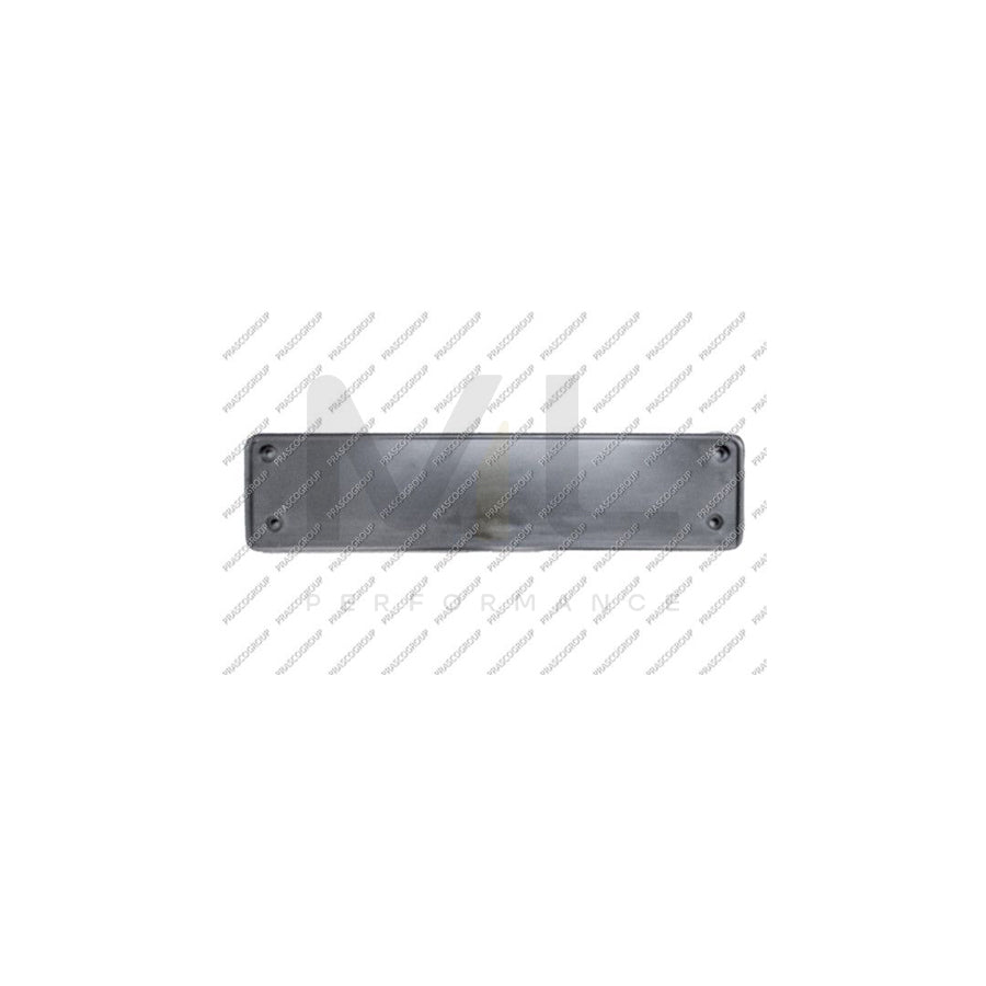 PRASCO VG5201539 Number plate holder Front, Black, frameless