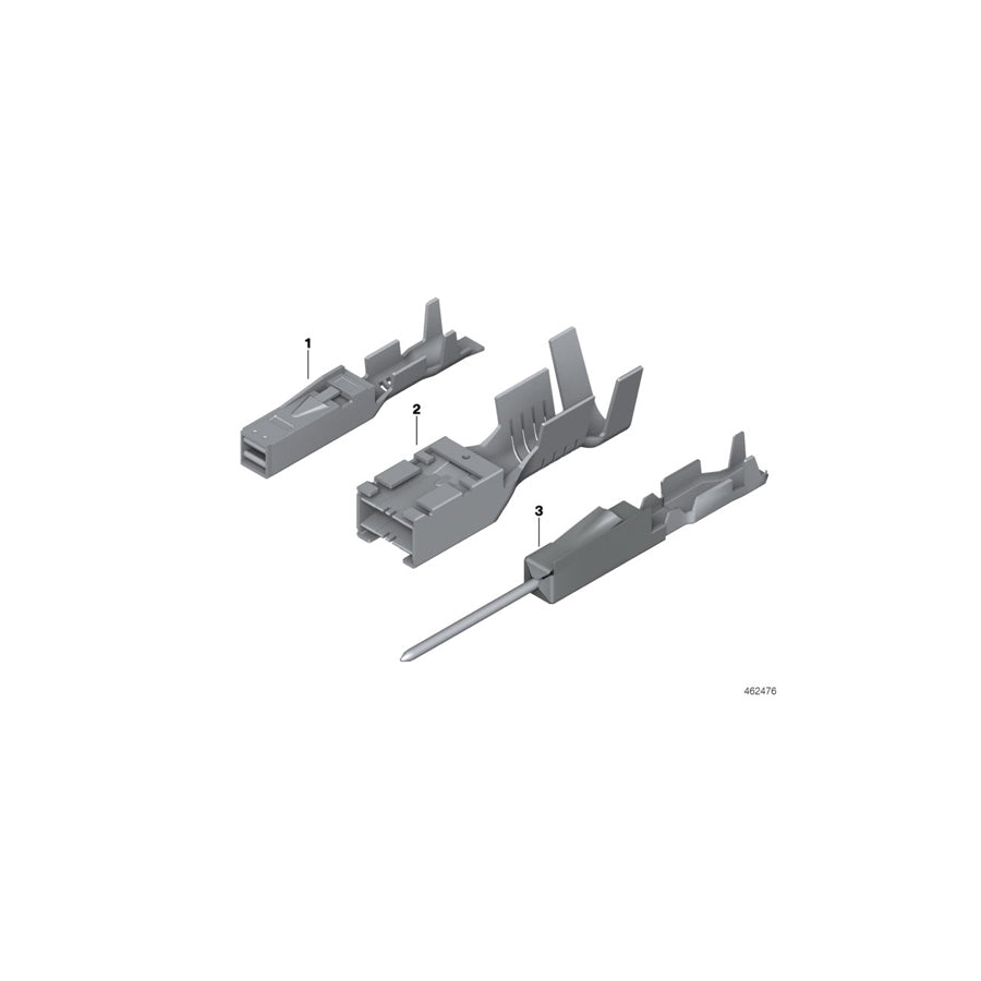 Genuine BMW 61139321741 G30 F01 F90 Pin Contact Mcon 1,2 Strand Sealing 0,5-0,75mm² AG (Inc. X5 50iX 4.4, X2 18i & 740iX) | ML Performance US Car Parts
