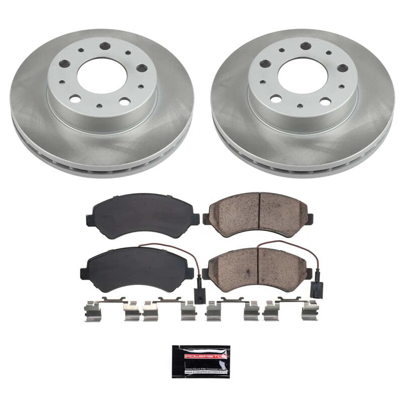 PowerStop Power Stop 14-23 Ram ProMaster 3500 Front Semi-Coated Rotor Kit