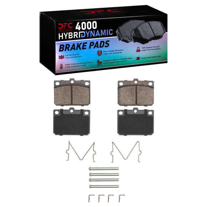 R1 Concepts R1 72-78 Mazda 808 Front Semi Met Pads & Hardware Kit